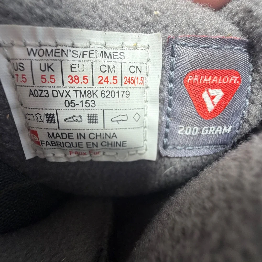 The‎ North Face Women's 7.5 Winter Boots Faux Fur 200g Insulated Waterproof